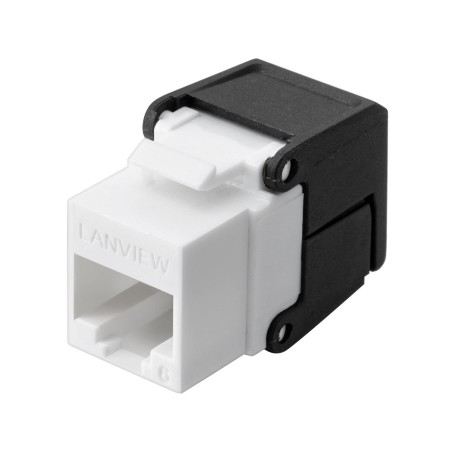 High-Performance Lanview Cat6 Unshielded Flip Jack - Model LVN128078